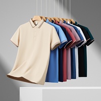 Custom Business Voor Shirt Turn-Down Kraag Korte Mouw Logo Bedrukt Corporate Reclame Cultureel Shirt Geborduurde Groep