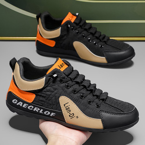 Chaussures décontractées plates pour hommes, légères et confortables, résistantes à l'usure, baskets de sport - Product Image 2