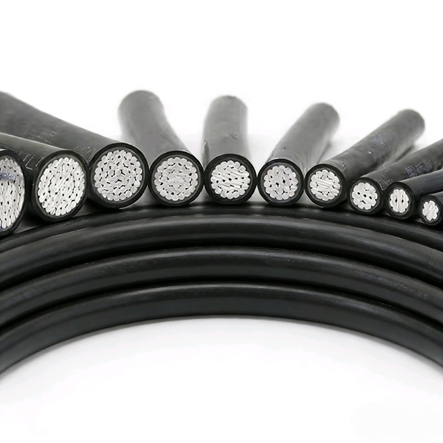 LV ABC Low Voltage Aerial Bundle Cable Aluminum/Aluminum Alloy Core 0.6/1kV Overhead Installation Customizable