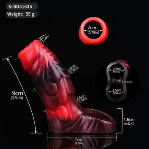 Condón Florya Wolf Tooth para Hombre, Largo, Grueso, con Nudo de Perro, Hueco, Sexy, Anillo para el Pene, Juguetes Sexuales - Product Image 6