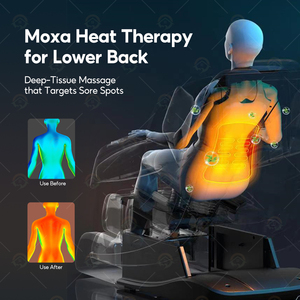 Chaise de massage intelligente à prix avantageux, massage complet du corps, 8D, zéro gravité, luxe, <span class=keywords><strong>grande</strong></span> chaise de massage à points fixes avec oreiller en forme de U - Product Image 2