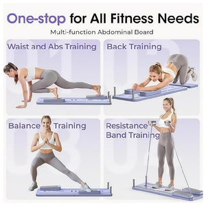 Máquina <span class=keywords><strong>de</strong></span> Pilates Portátil Multiusos, Equipo <span class=keywords><strong>de</strong></span> Ejercicio Físico, Kit <span class=keywords><strong>de</strong></span> Tabla <span class=keywords><strong>de</strong></span> Pilates - Product Image 4
