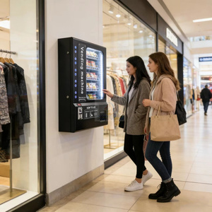 Distributore Automatico Combo Intelligente 24H per Sigarette, Regali, <span class=keywords><strong>Snack</strong></span>, Centri Commerciali, Funzione SDK, Pagamento con Monete e Codice QR - Product Image 4