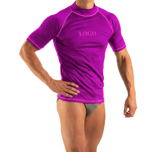 Men's <b>Black</b> Long Sleeve MMA Rash Guard with Teal Trim Quick Dry <b>Compression</b> <b>Shirt</b> Front Logo Print Spandex/Nylon UPF50 - Product Image 5