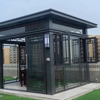 Serres et Verrières Haut de Gamme en Alliage d'Aluminium et Double Vitrage Trempé pour Hôtels – Utilisation Extérieure Moderne et Écologique