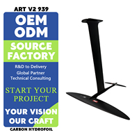 Nouvelle Arrivée AXIS ART V2 939 Hydrofoil en Carbone avec Pompe pour Wingfoil, Planche de Surf Downwind, Kitesurf et Sports Nautiques