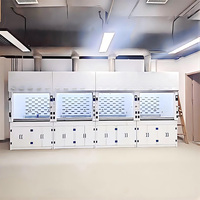 Nouveaux hottes de laboratoire gaz chimiques d'armoire de fumée d'échappement peuvent être enlevés capot de fumée de PP pour le laboratoire de recherche