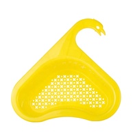 Nieuwe Swan fruit- en groentefilter afvoermand zadelvormig aanrecht hangend droog-nat scheiding niet-geperforeerd van plastic