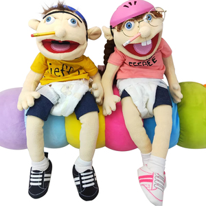 Pupazzo di Peluche Jeffy per Amici e Fan con Mani Staccabili per Regali di Halloween e Feste Pupazzi e Teatri di <span class=keywords><strong>Marionette</strong></span> - Product Image 1