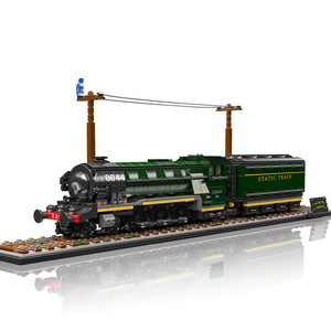 <span class=keywords><strong>MOULDKING</strong></span> 12044/12045 Modèle de train électrique Flying Scotsman, jouet de construction en blocs de plastique, jouet éducatif, animaux, nature - Product Image 1