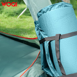 WOQI Matelas à fromage gonflable 3D portable pour 2 personnes Matelas de sol gonflable à remplissage d'air rapide pour la visite d'escalade pour les campeurs - Product Image 5