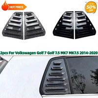 Persianas Triangulares Traseras para Ventana de Coche Heart Horse 2013-2016 VW Golf 7 GTI R MK7 7.5, ABS Modificado, Accesorios Exteriores para Mejorar el Aspecto