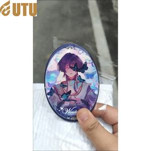 2025 jeu Wanderer Kabukimono Balladee broches ovale poitrine Badge bijoux sac à main accessoires enfants cadeau-F - Product Image 5