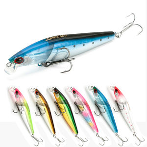 JOHNCOO — appât dur flottant de qualité professionnelle pour la pêche, leurre pour attraper des poissons, matériel pour pêcher les ménés, avec paillettes, 100mm, 13g, nouveau modèle <span class=keywords><strong>en</strong></span> vogue - Product Image 1