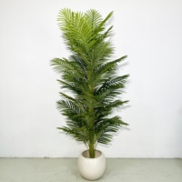 Plantes artificielles d'intérieur en pot de palmier décorations de table de jardin touch réel en gros