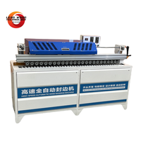 Machine à plaquer les chants de polissage en PVC Moteur PLC multifonctionnel à bord droit et incurvé pour le collage du polissage pour la production de MDF