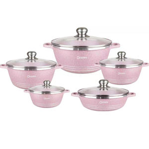 Đá Phủ Nhôm 10 Cái Dessini Ý Không Dính <span class=keywords><strong>Cookware</strong></span> <span class=keywords><strong>Set</strong></span> - Product Image 3