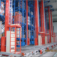 Grue empilable de stockage automatique, en acier inoxydable, pour entrepôt