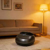 Masajeador Eléctrico Automático para Pies y Piernas con Cable, Control Remoto Inalámbrico y Bolsa de Aire Envolvente Completa