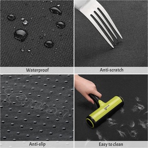 Hunde autos itz bezug für Rücksitz bett mit Netz fenster und Aufbewahrung tasche Unterstützt 400lbs - Product Image 4