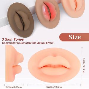 Permanent Makeup Tattoo Beginner Training Supplies LipTattoo Practice Skin - Product Image 2