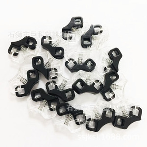Black And White <b>Spring</b> Buckle 13X18Mm <b>Clip</b> Buckle Durable Bag Accessories - Product Image 1