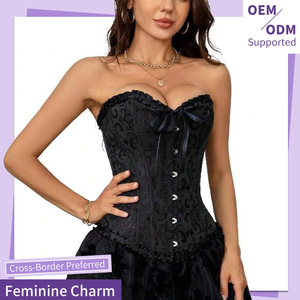 Plus Size Waist Shaper <strong>Corset</strong> C D E Cup Purple Green Sexy Bustier <strong>Top</strong> for Women - Product Image 1