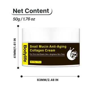 Customized Snail Mucin Anti-Aging Collagen <strong>Cream</strong> Brightening Whitening Moisturizing <strong>Face</strong> <strong>Cream</strong> - Product Image 6
