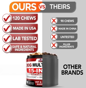 Vitaminas y Oligoelementos para Perros de Marca Privada OEM ODM - Masticables Blandos - Apoyo Inmunológico y Salud Digestiva - Para Todas las Razas y Edades - Product Image 5