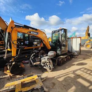 Mini-excavatrice d'occasion de 3,5 tonnes, excavatrice hydraulique compacte à queue zéro pour la construction, l'agriculture, l'aménagement paysager, type SY35U, best-seller - Product Image 3