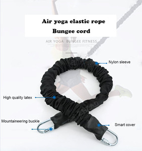 Kit de entrenamiento de gimnasia en casa, cuerda elástica de goma látex poliéster <span class=keywords><strong>Fly</strong></span> <span class=keywords><strong>Bungee</strong></span> Dance para ejercicio y baile - Product Image 6