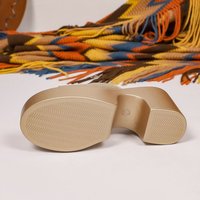 Chaussons chics pour femmes de grande taille africaines, best-seller, semelle épaisse, tongs à talon pour la maison