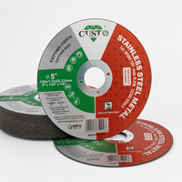 Disque de découpe fin de 125 mm (5 pouces) pour acier inoxydable et métaux, fabriqué en Chine par un fabricant d'abrasifs, avec logo personnalisé OEM