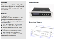 4 port 16 Universe Artnet DMX kontrol SPI RGB RGBW Pixel Led Strip Controller untuk Led Neon Strip