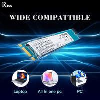 قرص صلب داخلي XRISS M.2 NGFF 2280 2260 2242 بسعات 128 جيجابايت و256 جيجابايت و512 جيجابايت و1 تيرابايت و2 تيرابايت، قرص صلب SSD