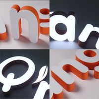 Lettres en acrylique 3D personnalisées DakeSign et enseignes lumineuses pour la publicité des animaleries, enseignes d'affichage pour les devantures de magasins commerciaux