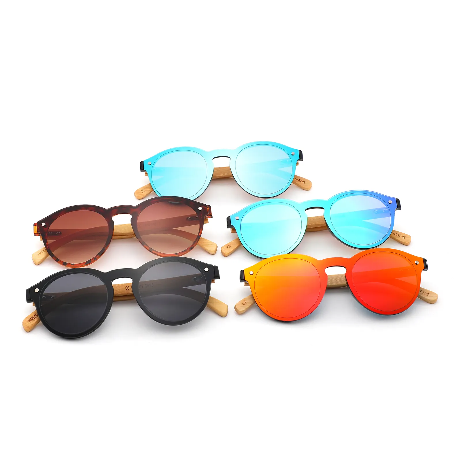 CONCHEN New Fashion Luxury Custom Shade Rimless Polarized Lenses Sunglasses Sports Colored Women Men Sunglasses 2024