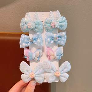 甜美透明闪光发夹 珍珠发饰 学生女孩发饰 蝴蝶发夹 可爱发饰 - Product Image 3