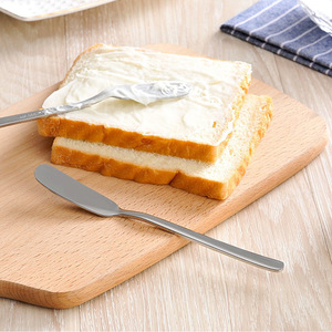 Couteau à beurre ambidextre en acier inoxydable 4-5,9 po, épais et polyvalent, compatible lave-vaisselle, pour cuisine, pâtisserie, fromage - Product Image 2