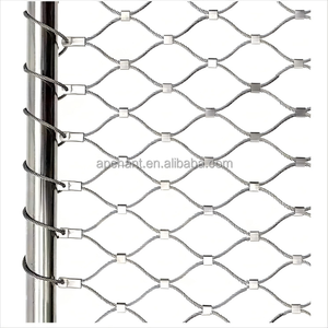 Rete in Acciaio Inox Flessibile Personalizzata, Spessore 1.5mm 2mm 2.5mm 3mm, Rete per Zoo, Rete di Sicurezza per Uccelli, Rete per Piante Rampicanti - Product Image 4