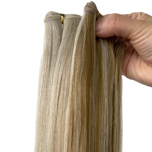 Greathairgroup Cabello Remy Ruso 100g <span class=keywords><strong>Invisible</strong></span> para Extensiones <span class=keywords><strong>de</strong></span> Punta Plana, Puntas Gruesas, Suave y Ligero, Se Puede Cortar, Cómodo - Product Image 6
