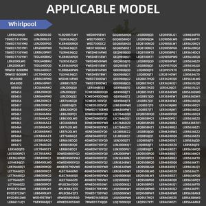 Actualización de elemento calefactor de secadora Whirlpool W10724237 para Maytag Centennial Medc215ew1 70 80 Series modelo 110 piezas de secadora de ropa - Product Image 4