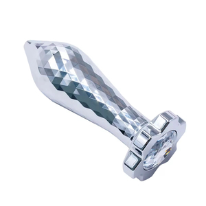Wholesale plum blossom diamond-shaped metal anal plug anal expander for men and women out <b>masturbation</b> backyard massage adult - Product Image 3