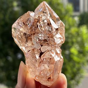 All'ingrosso di cristallo naturale di fango rosso scheletro di quarzo pietra grezza rara argilla rossa scheletro di pietra preziosa grezza per la creazione di gioielli - Product Image 1