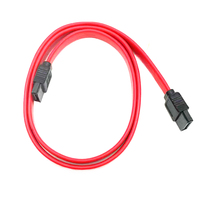 UL2725 SATA 3.0 III 6.0 Gbps 0.5M 7P 180 gradi SATA7P 180 gradi in PVC metallo Foil Computer con cavo seriale ATA disco rigido HDD