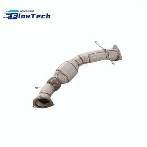 Downpipe à haut débit FlowTech 200 cellules pour Land Rover Range Rover Evoque 2.0T SS304 1,5 mm d'épaisseur, montage direct professionnel - Product Image 6