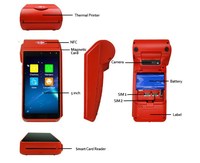 Портативная Мобильная Pos-система Android с термальным принтером и универсальным устройством считывания заказа на платформе Android, магнитная карта Nfc Ic