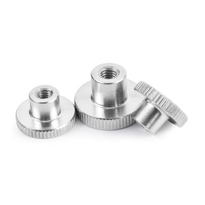 DIN466 304 Stainless Steel Knurled Thumb Nuts Through Blind Holes Step Nut With Collar M2 M2.5 - Product Image 5