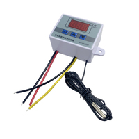 Controlador de temperatura Digital LED, termostato para incubadora, interruptor de calefacción de refrigeración, 10A, 12V, 24V, 110V ~ 220V, XH-W3002