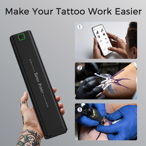 Newyes A4 Mini Tattoo chuyển máy xách tay BT không dây nhiệt Tattoo Stencil máy in cho điện thoại iOS và <span class=keywords><strong>Android</strong></span> - Product Image 5